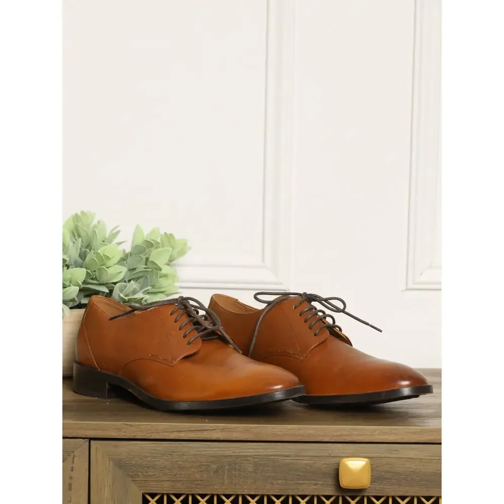 Cole Haan Men’s Oxford Dress Shoes Brown Leather Size 8 M Classic Business